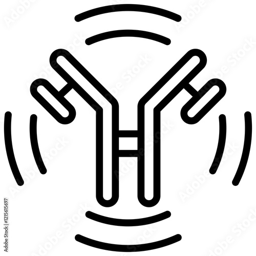 Antibody Outline Icon