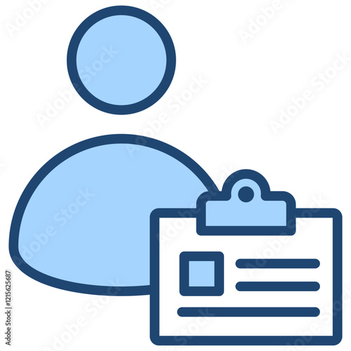 Visitor Blue Icon