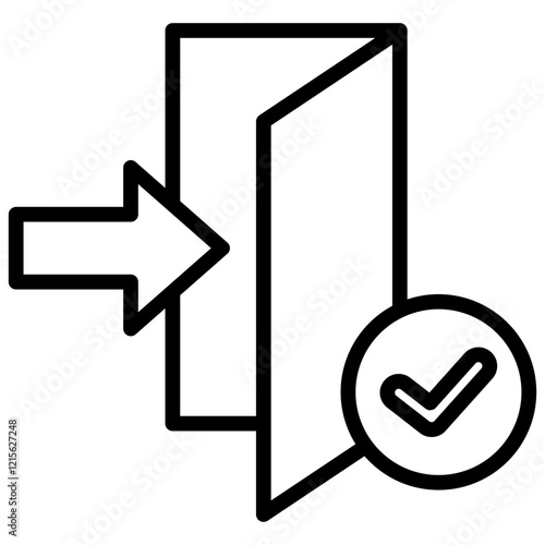 Admission Outline Icon