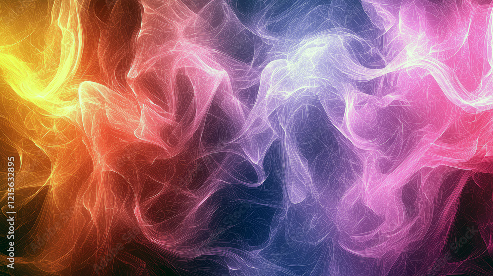 Abstract Colorful Swirls: A Dreamlike Digital Art Piece Abstract Colorful Swirls: A Dreamlike Digital Art Piece