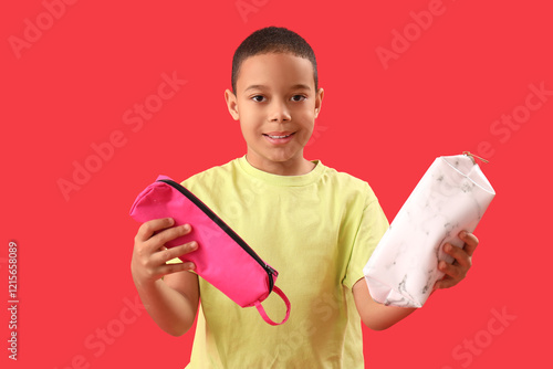 Little African-American boy...