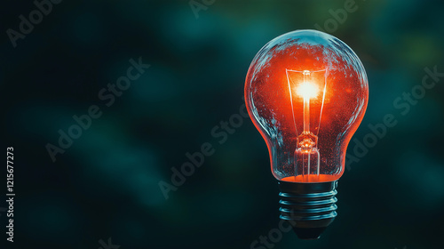 Illuminated Light Bulb photo