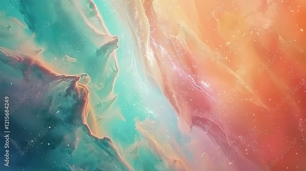 Fototapeta premium Freepik_Pastel_galaxy_Colorful_Abstract_background