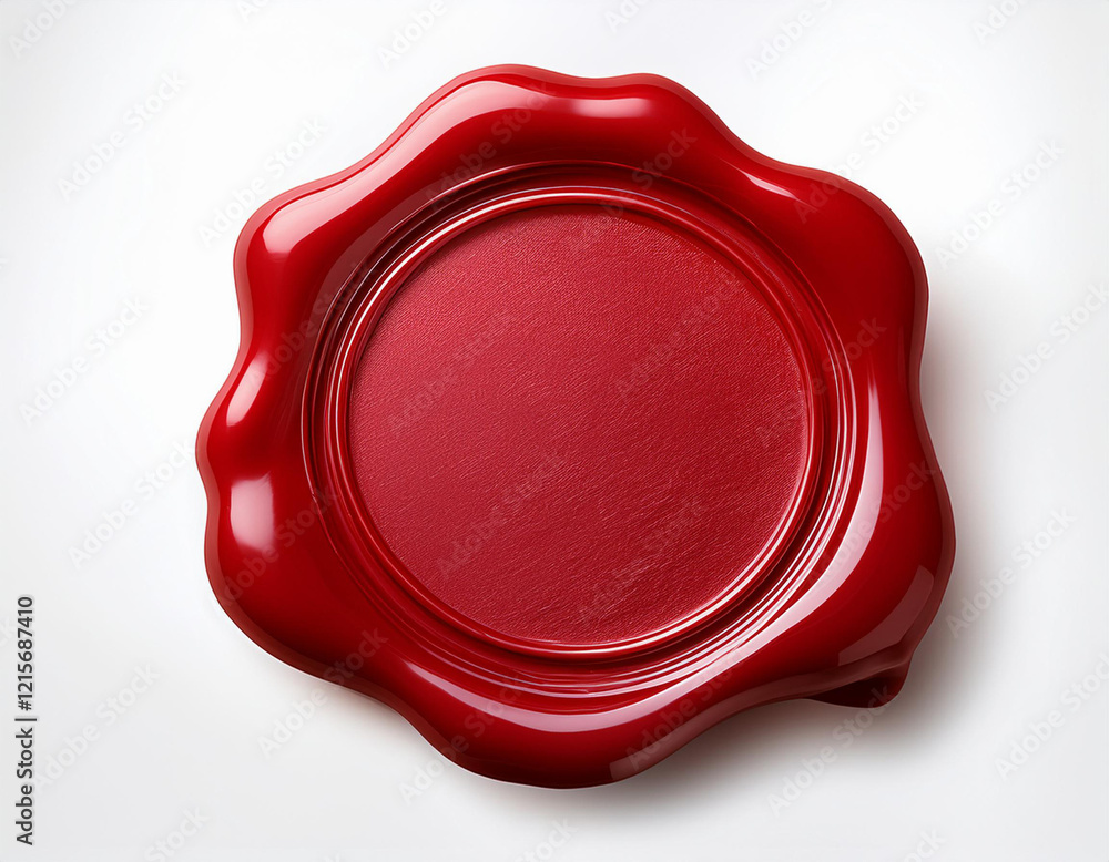 red wax seal isolated on transparent or white background red wax seal isolated on transparent or white background