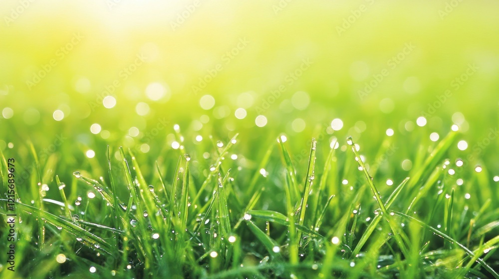 Dewy Grass Blades Dewy Grass Blades