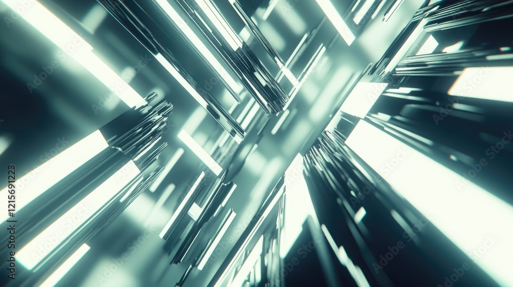 Abstract Light Beams Glimmer Dynamically Abstract Light Beams Glimmer Dynamically