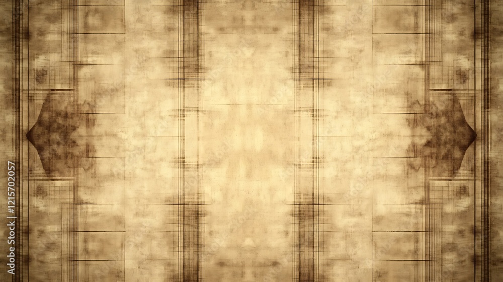 Fototapeta premium Abstract Beige Brown Grid Pattern Texture Background
