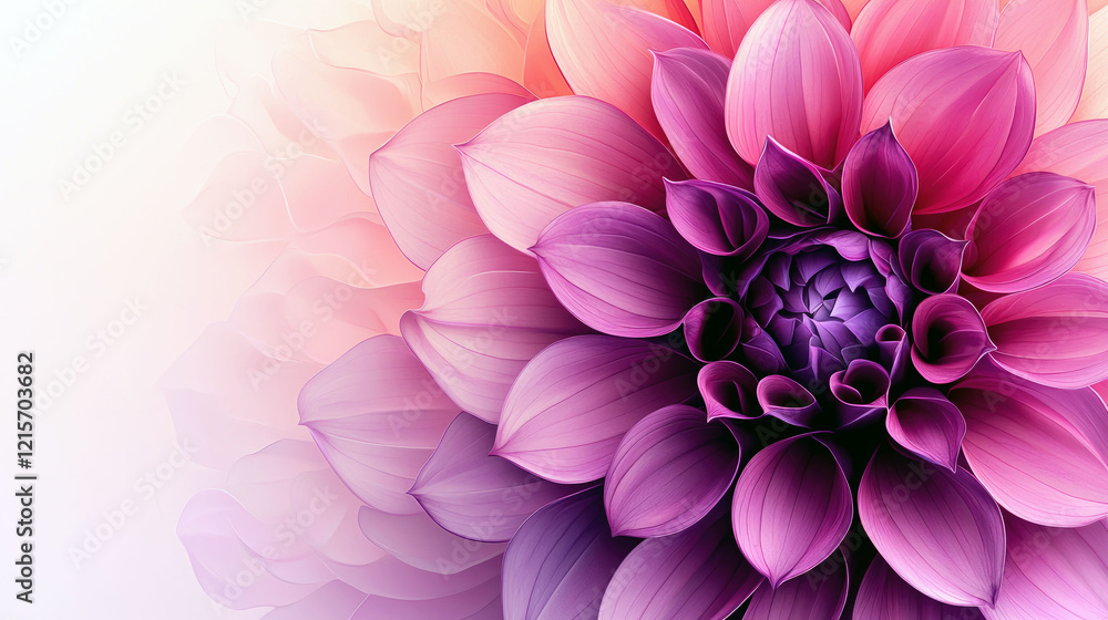 Close-up of a vibrant purple and pink dahlia flower. A stunning floral macro photograph, perfect for nature lovers and design inspiration. Close-up of a vibrant purple and pink dahlia flower. A stunning floral macro photograph, perfect for nature lovers and design inspiration.
