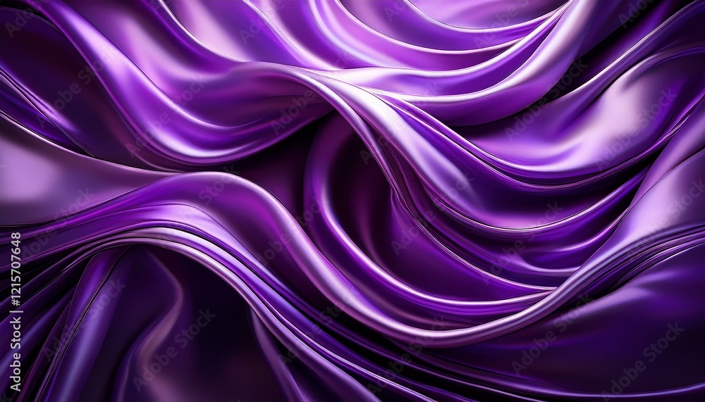 Fototapeta premium purple silk drape luxurious abstract background