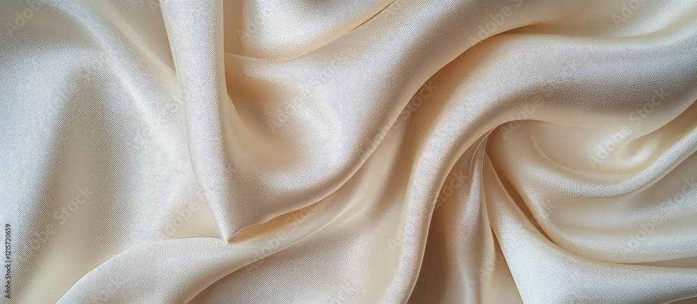 Luxurious cream silk satin fabric texture with flowing folds and soft sheen, creating an elegant background for design and text placement. Luxurious cream silk satin fabric texture with flowing folds and soft sheen, creating an elegant background for design and text placement.
