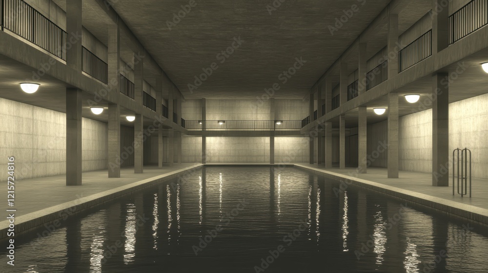 Concrete Architecture Indoor Swimming Pool Design Concrete Architecture Indoor Swimming Pool Design