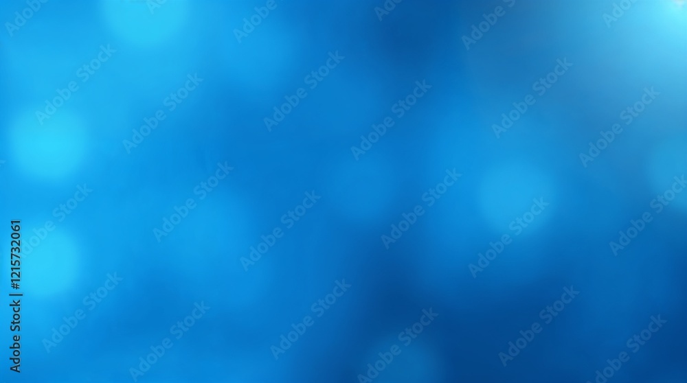 Bright Blue Bokeh Background with Soft Water Motion and Glow Pattern Bright Blue Bokeh Background with Soft Water Motion and Glow Pattern