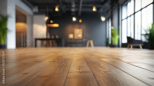 Wallpaper Mural Modern Office Space with Wooden Flooring and Natural Light Ideal for Corporate Team Building Activities in Minimalist Design Torontodigital.ca