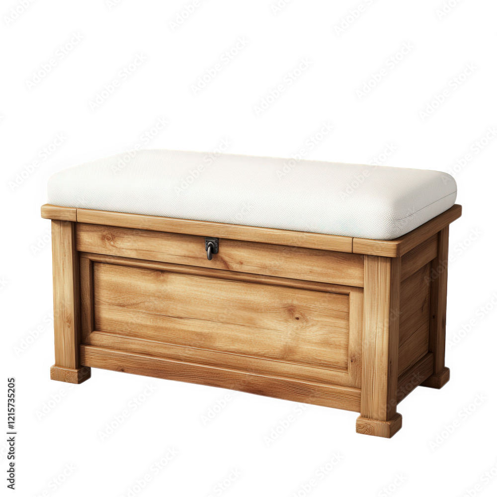 a wooden storage bench with a cushioned top. designed for seating and storage it features a natural wood finish and a simple. functional design suitable for various indoor or outdoor settings a wooden storage bench with a cushioned top. designed for seating and storage it features a natural wood finish and a simple. functional design suitable for various indoor or outdoor settings