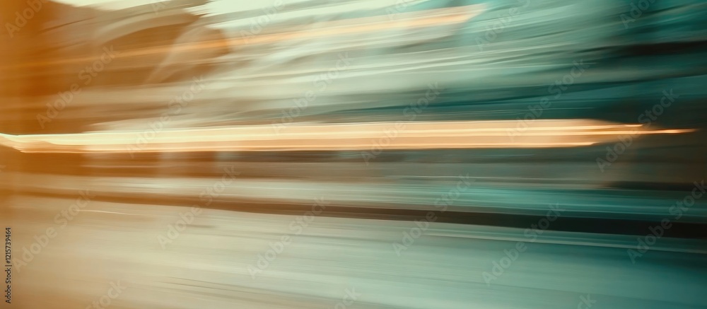 Urban motion blur depicting speed and movement with empty space for text or branding in a modern city setting. Urban motion blur depicting speed and movement with empty space for text or branding in a modern city setting.