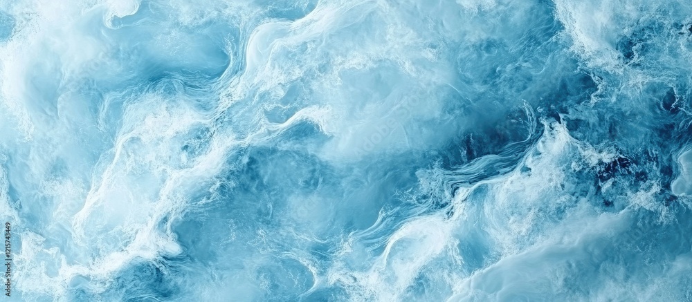 Fototapeta premium Trendy Light Blue Abstract Background Ideal for Business Cards and Website Headers Featuring Soft Blurry Design and Ample Copyspace