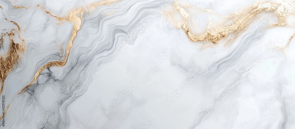 Naklejka premium Elegant Marble Texture Background with Gold Veins and Blank Space for Text or Design Elements