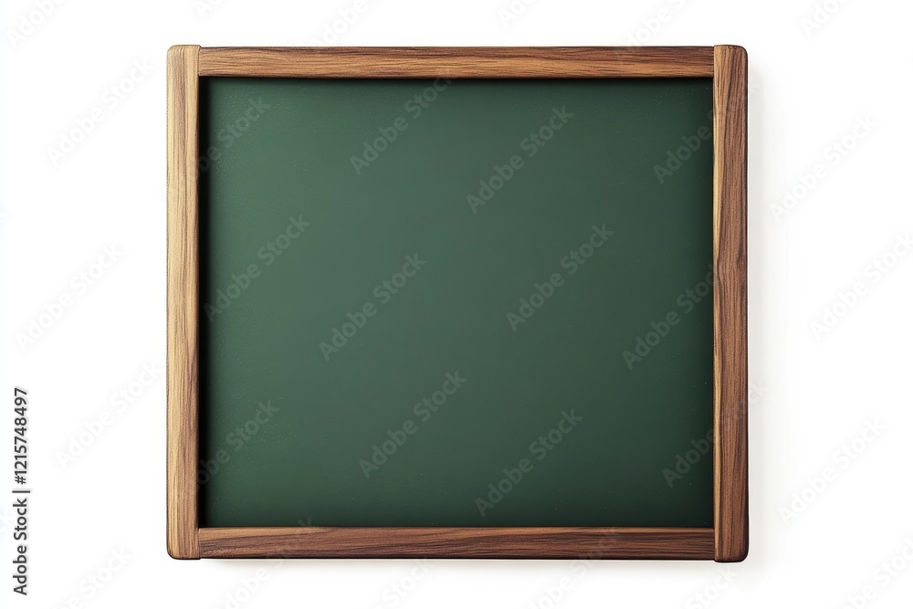 Dark Green Chalkboard with Wooden Frame Dark Green Chalkboard with Wooden Frame