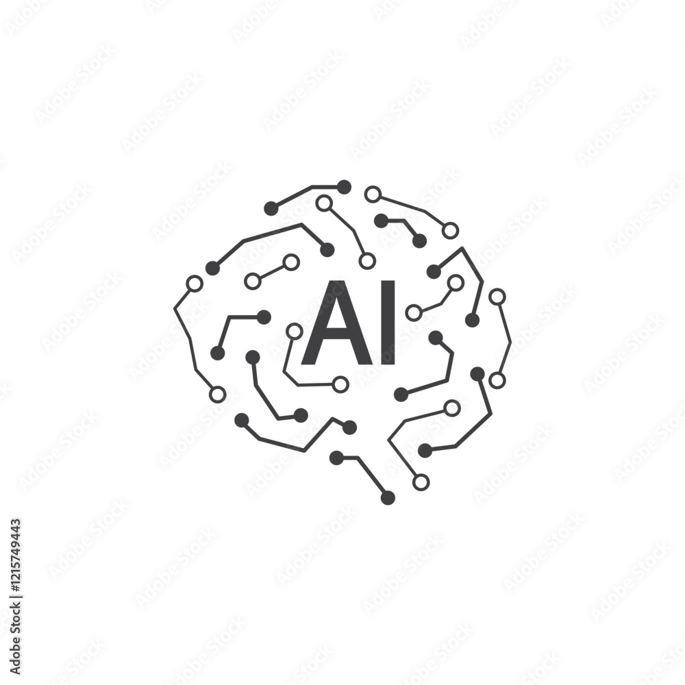 Fototapeta premium Artificial intelligence