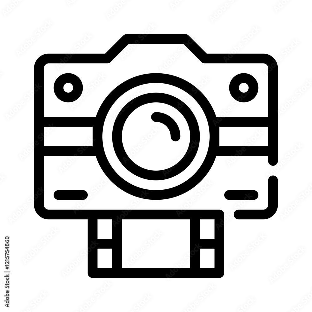 Camera roll animated with outline lens and white screen suitable for photography and technology concepts in various graphic design projects.
Camera roll animated with outline lens and white screen suitable for photography and technology concepts in various graphic design projects.
