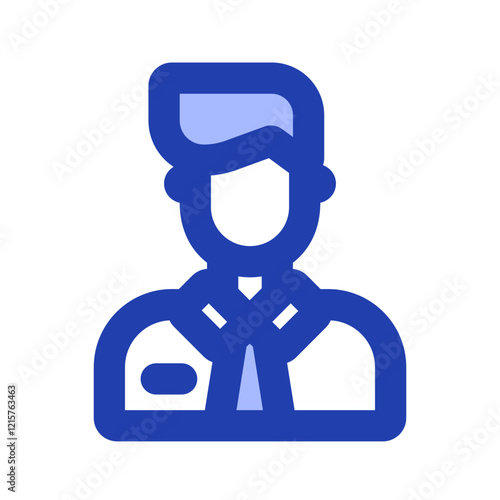 man air hostess blue