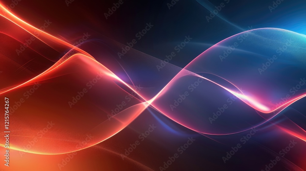 Abstract waves of light in vibrant colors creating a dynamic visual effect. Abstract waves of light in vibrant colors creating a dynamic visual effect.