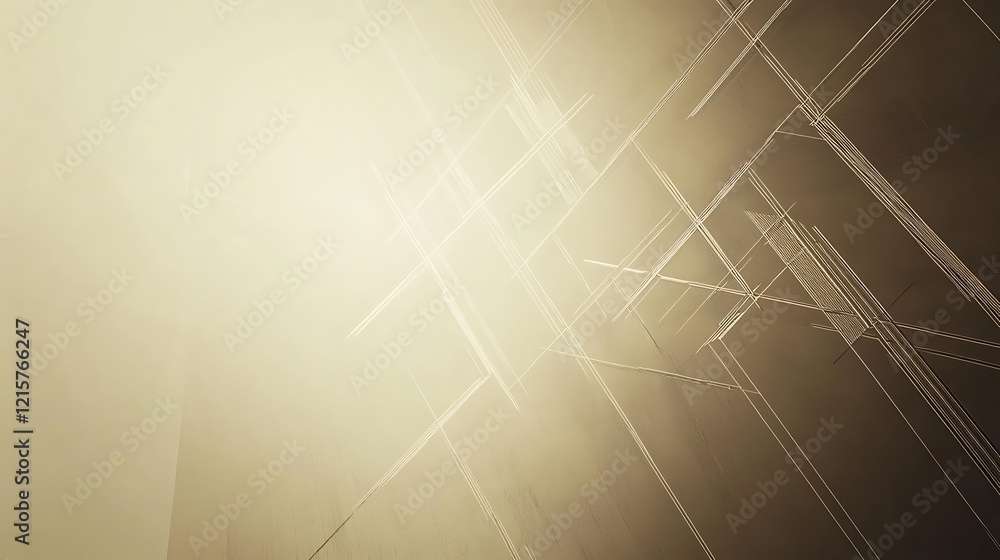 Abstract Beige Lines Intersecting Geometrically Abstract Beige Lines Intersecting Geometrically
