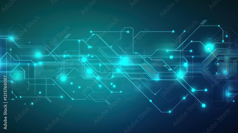 Fototapeta premium Abstract Digital Circuitry Design