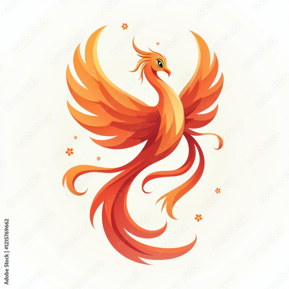 Fiery Phoenix Bird, Mythical Creature - Mythical Creatures Fiery Phoenix Bird, Mythical Creature - Mythical Creatures