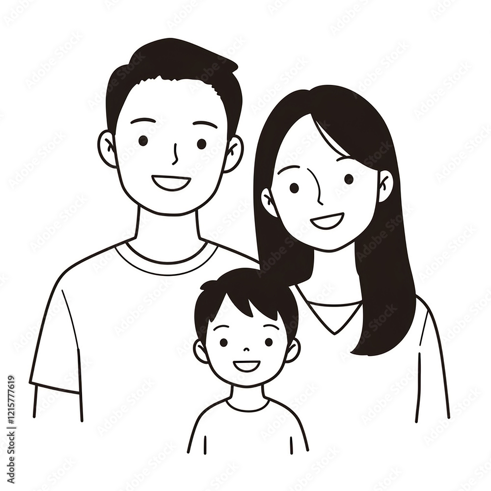 親子のイラスト素材 親子のイラスト素材