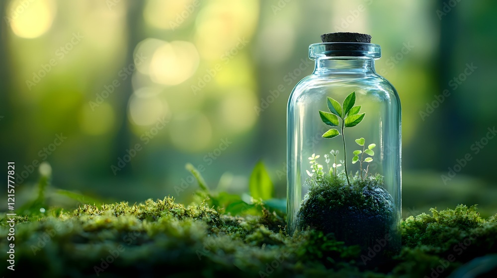 Miniature Forest in a Bottle Miniature Forest in a Bottle