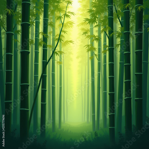 Serene Bamboo Forest Path, Nature Background - Nature backgrounds