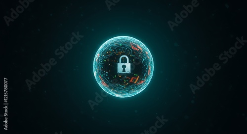 Cybersecurity Globe Network Data Protection