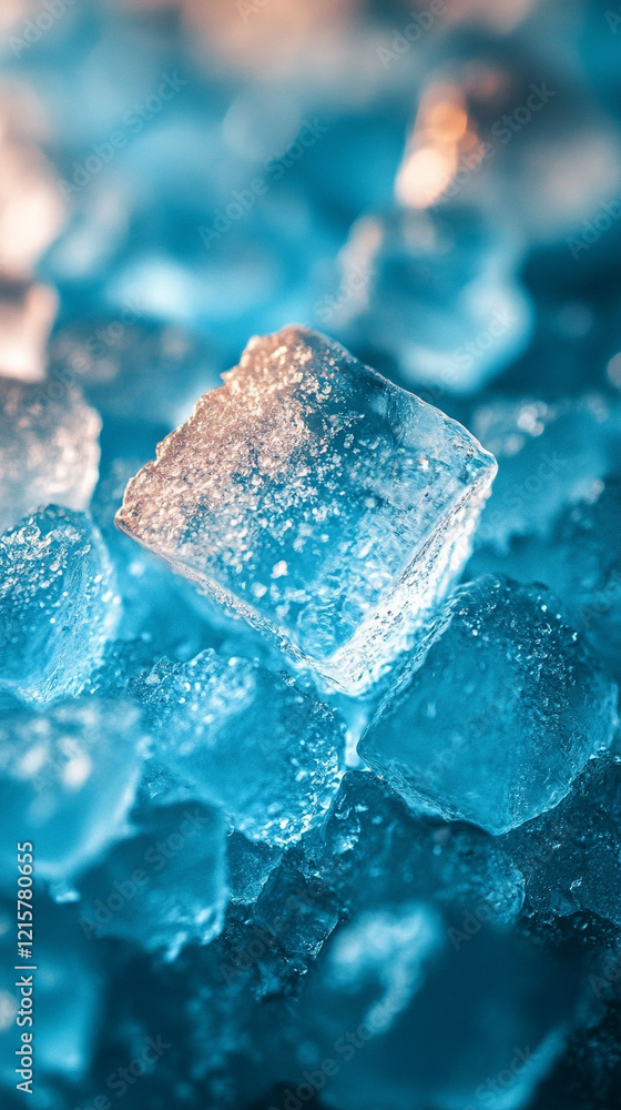 Closeup of an ice surface showcasing intricate patterns and textures with a light blue backdrop in a minimalistic and modern design with a bright tone and blurred empty space on the side
Closeup of an ice surface showcasing intricate patterns and textures with a light blue backdrop in a minimalistic and modern design with a bright tone and blurred empty space on the side