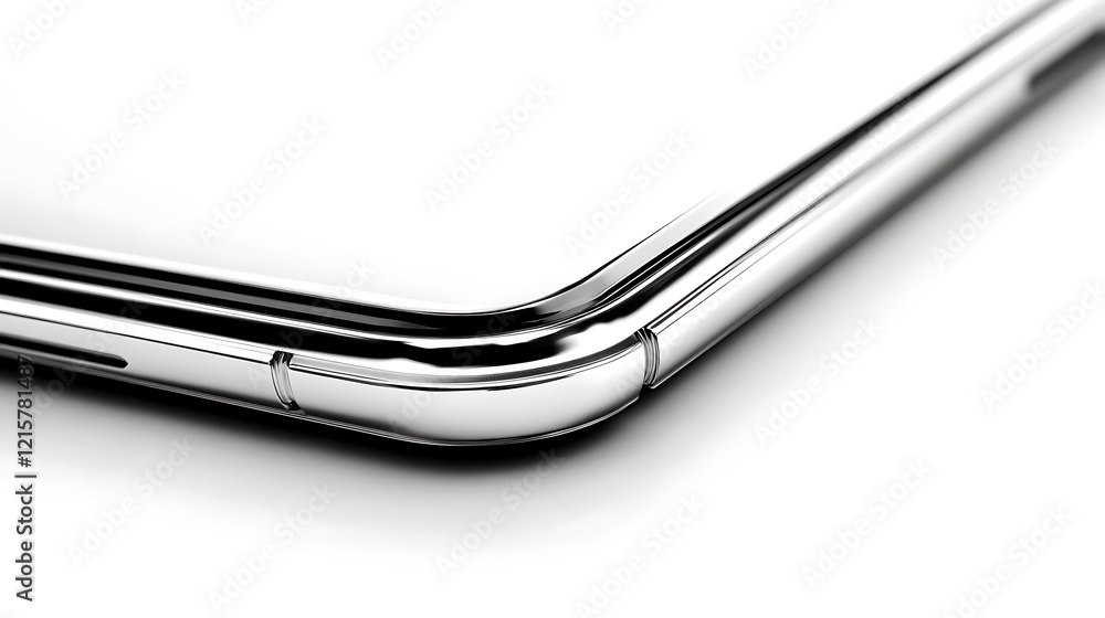 Sleek Modern Smartphone Corner Design Detail Sleek Modern Smartphone Corner Design Detail