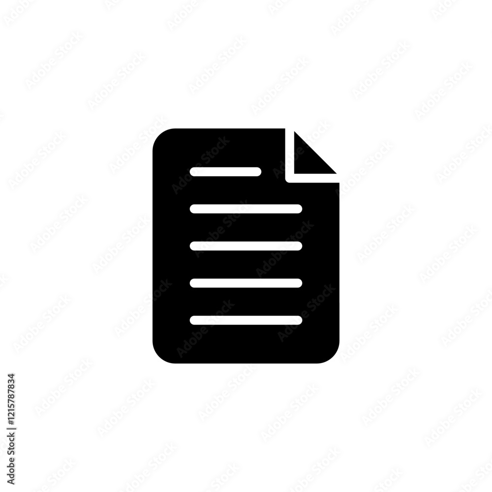 Document icon logo design. Paper sign and symbol. File Icon Document icon logo design. Paper sign and symbol. File Icon