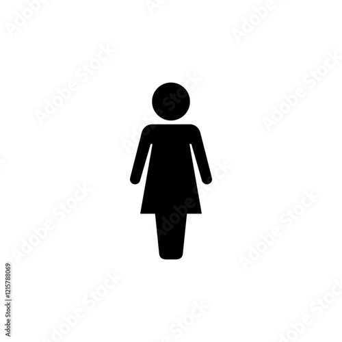 Female icon logo design. woman sign and symbol