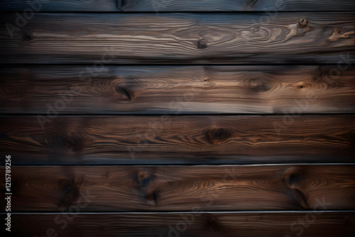 Dark Brown Wooden Planks Te...