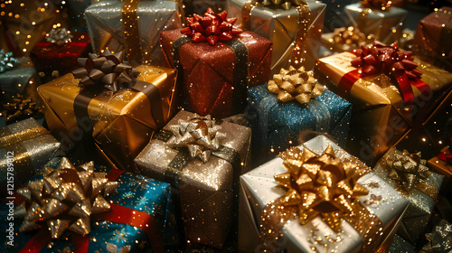 Glittering Wrapped Holiday ...