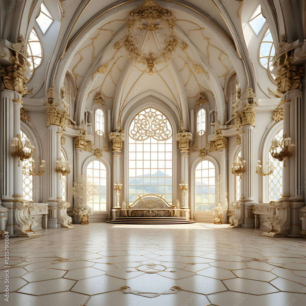 Obraz premium Grand Ballroom Palace Interior Design