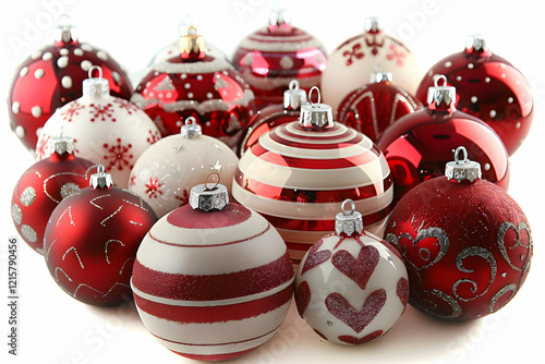 Red and White Christmas Orn...