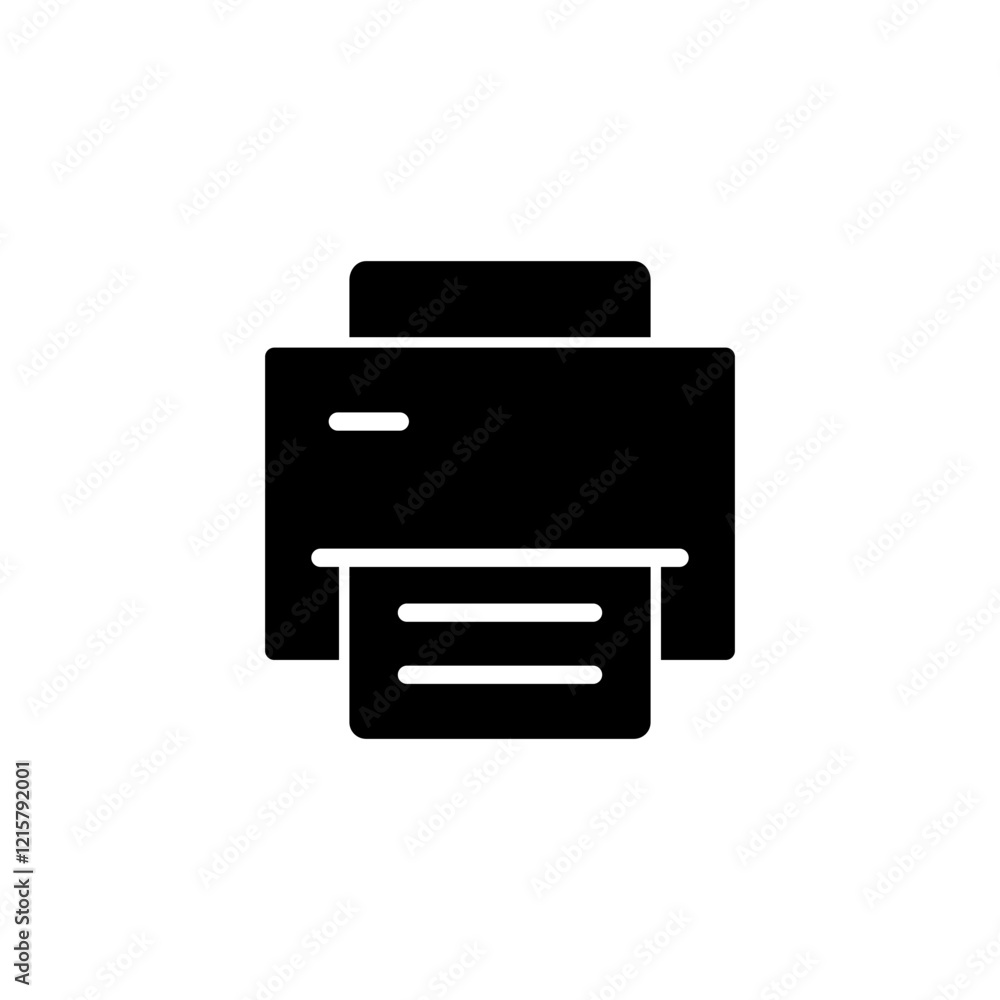 Print icon logo design. printer sign and symbol Print icon logo design. printer sign and symbol