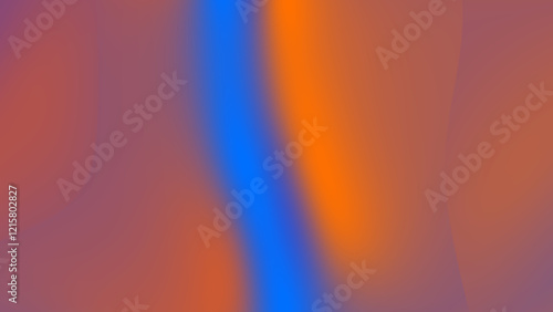 Blue and Orange Gradient Abstract rainbow waves with vibrant colors and glowing energy