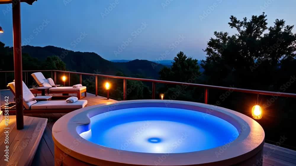 Pristine Indoor Swimming Pool with Clear Blue Water Pristine Indoor Swimming Pool with Clear Blue Water