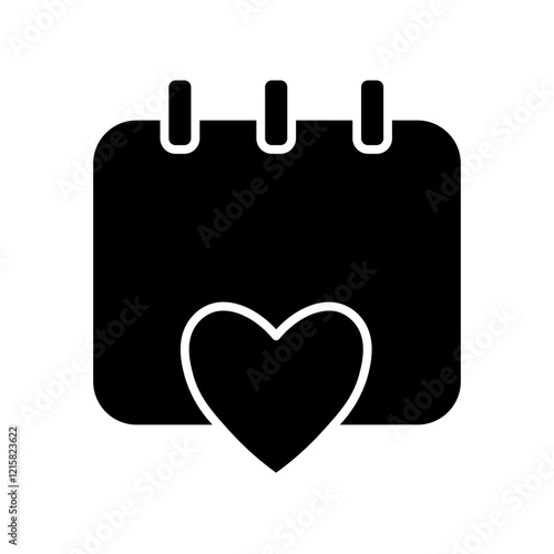 date glyph icon