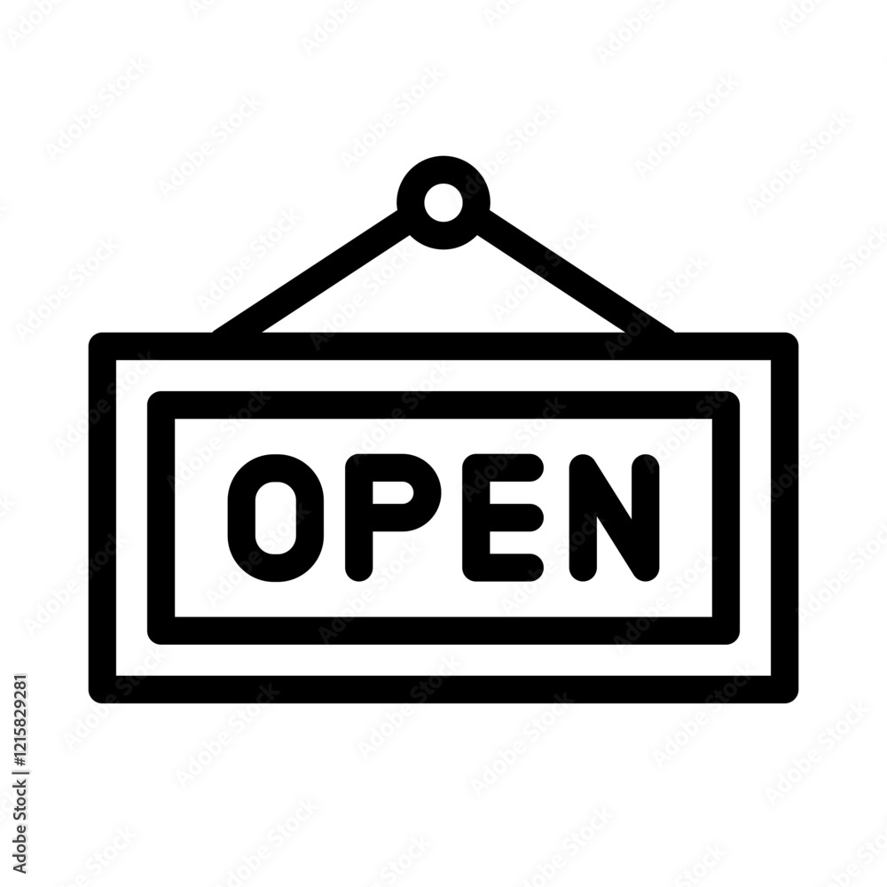 open board outline icon open board outline icon