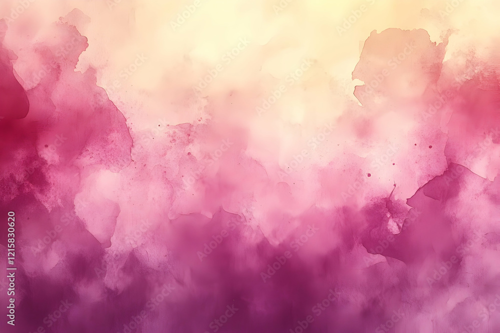 Pink Watercolor Abstract Background Illustration Pink Watercolor Abstract Background Illustration