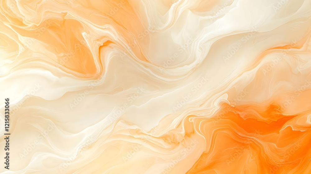 Obraz premium Abstract Orange Marble Background Illustration