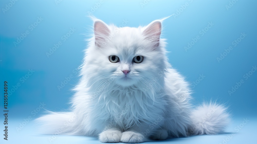 Fototapeta premium white persian cat