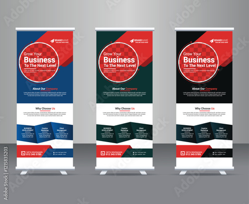 Exclusive Modern Corporate Roll Up Banner design